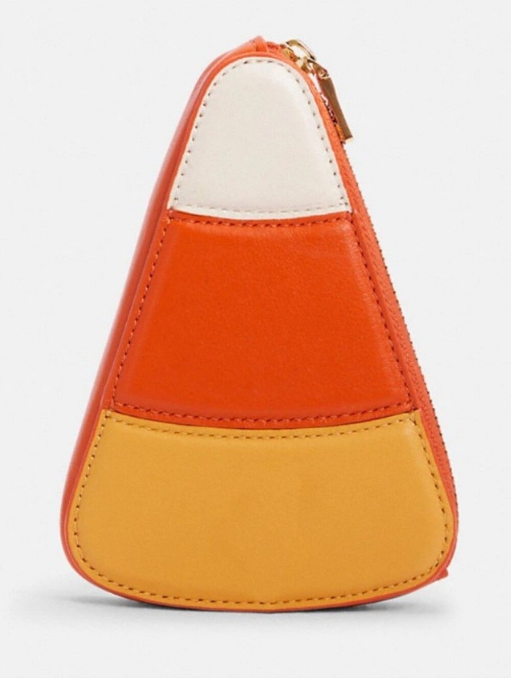 NEW COACH CANDY CORN CASE POUCH COIN PURSE